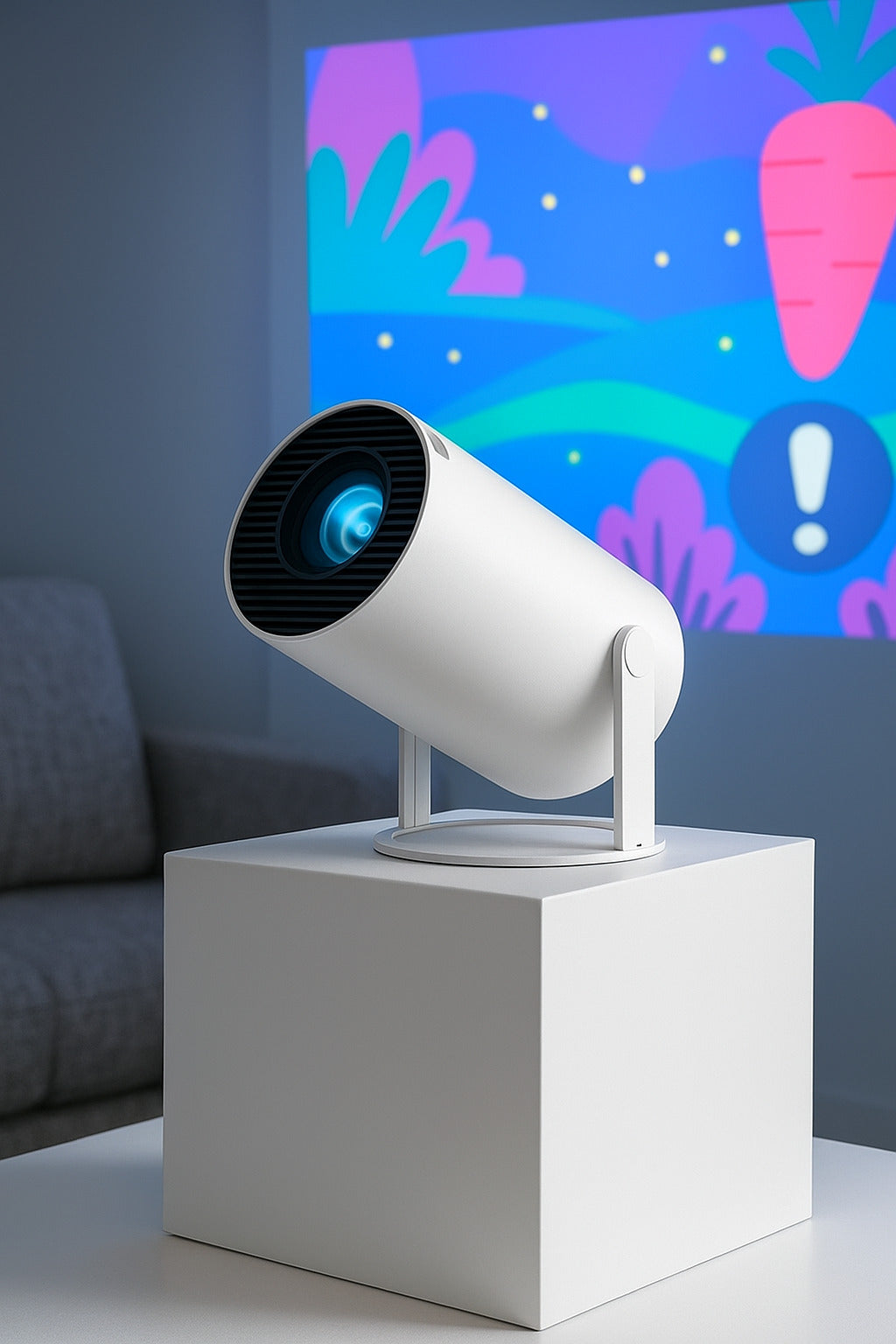 ProMini 4K Smart Projector – Compact Home & Outdoor Cinema