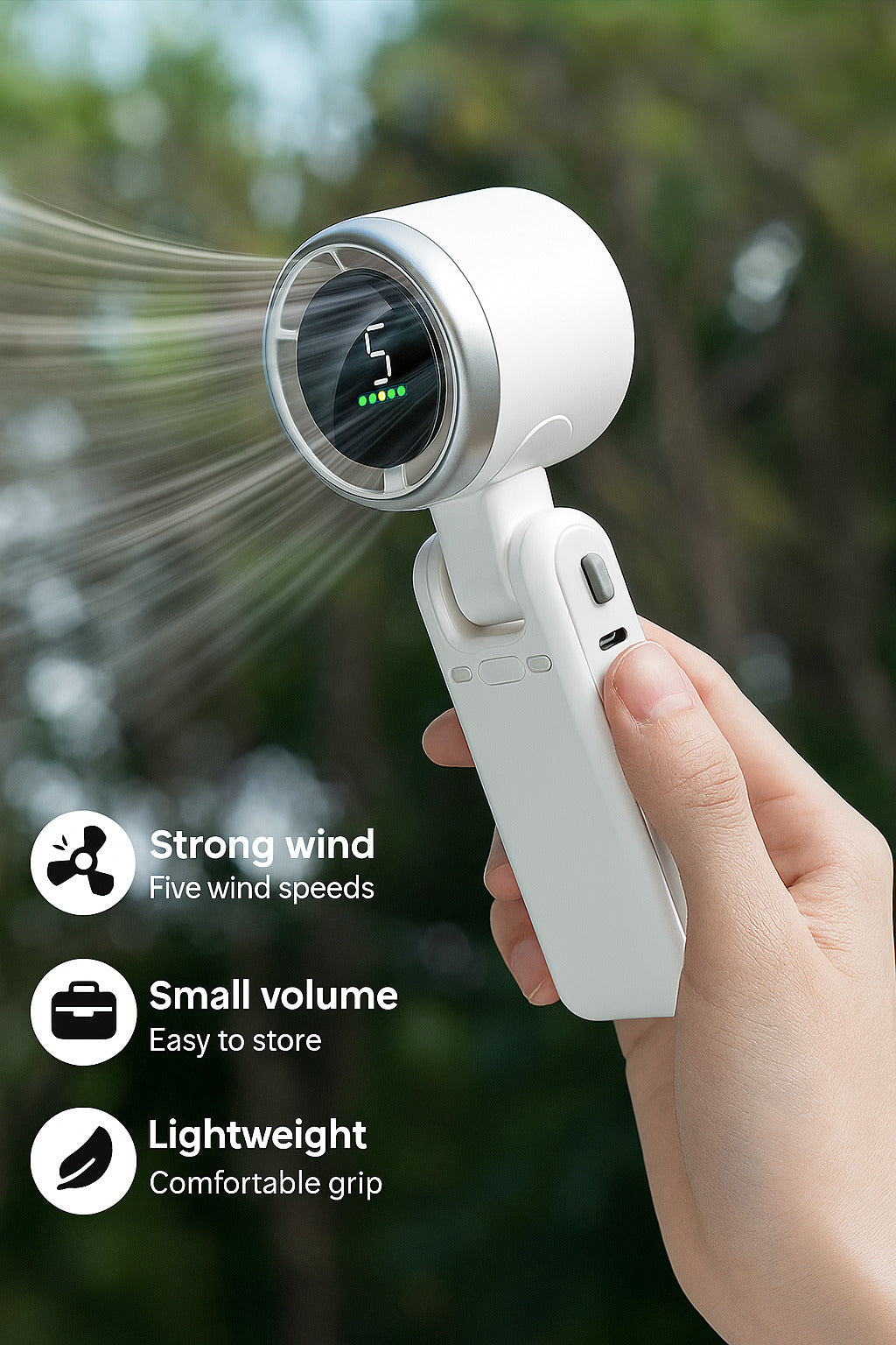 BreezeFlex 180° Foldable Smart Fan